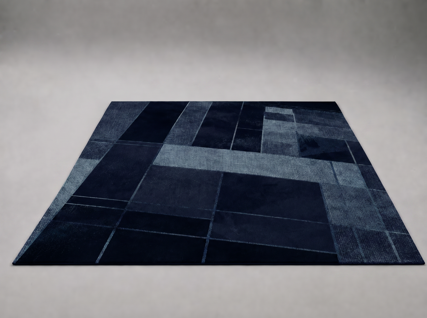 Abstrakter Mosaik-Teppich – Detailansicht