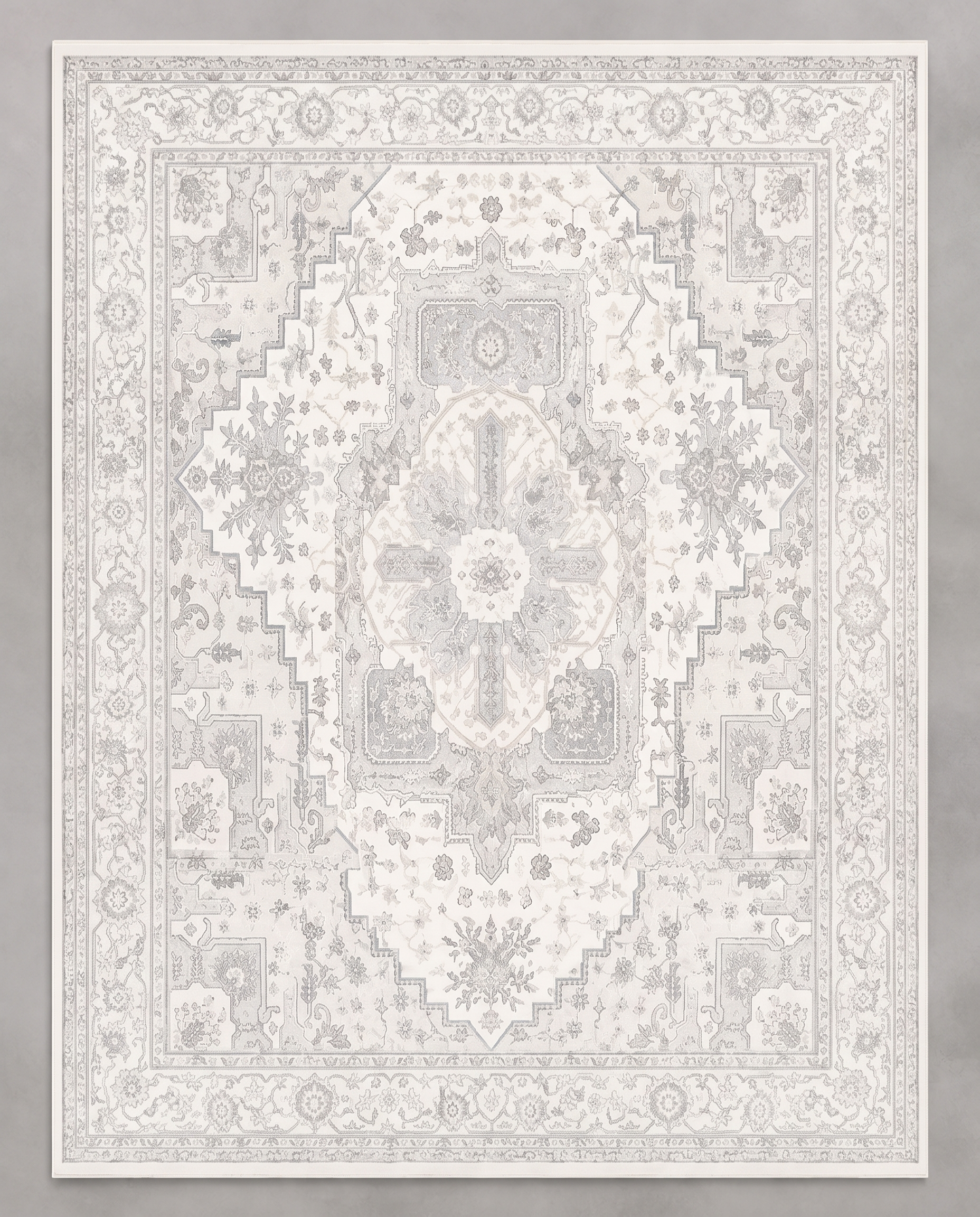 Geometrischer Boho-Teppich – Detailansicht