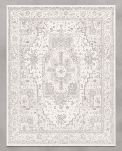 Geometrischer Boho-Teppich – Detailansicht