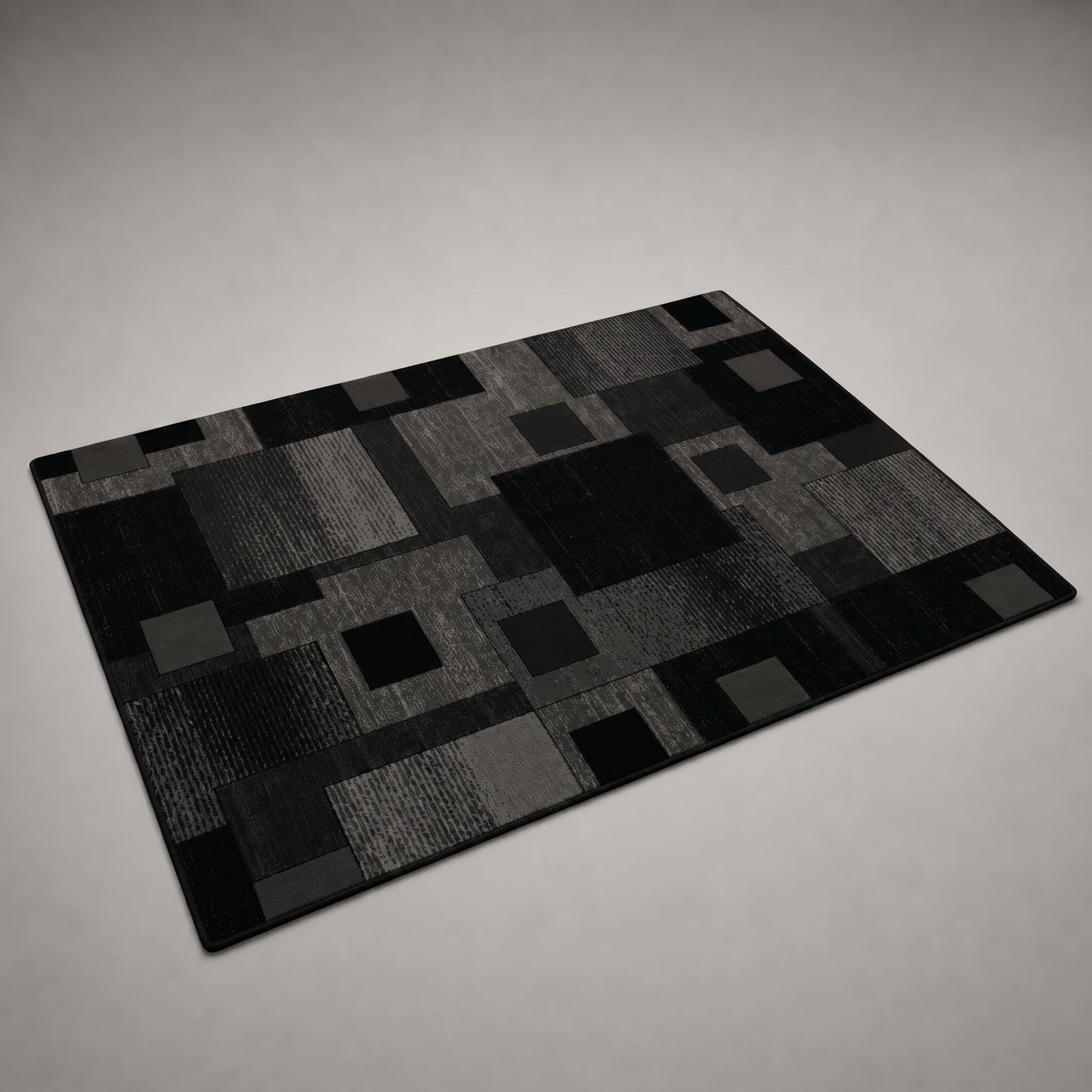 Nordischer geometrischer Teppich – Detailansicht
