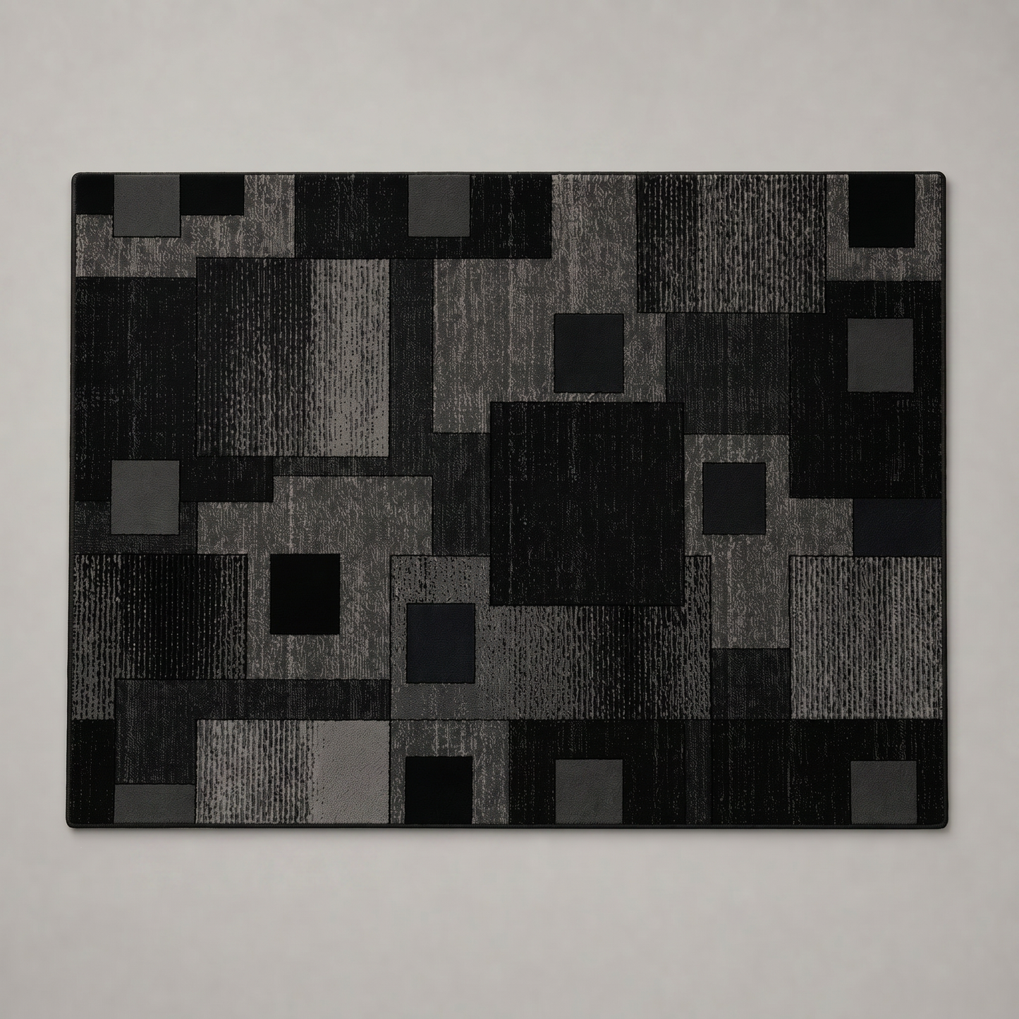Nordischer geometrischer Teppich – Detailansicht