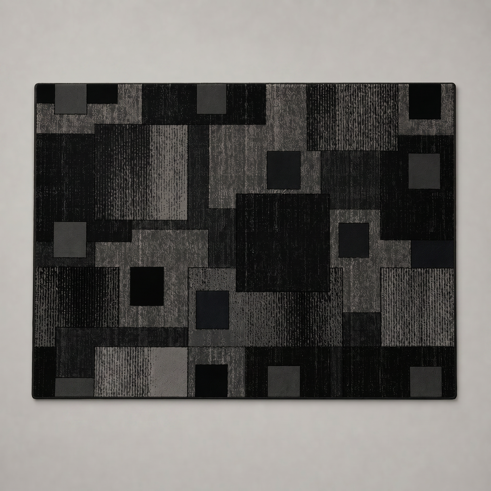Nordischer geometrischer Teppich – Detailansicht