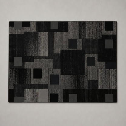 Nordischer geometrischer Teppich – Detailansicht